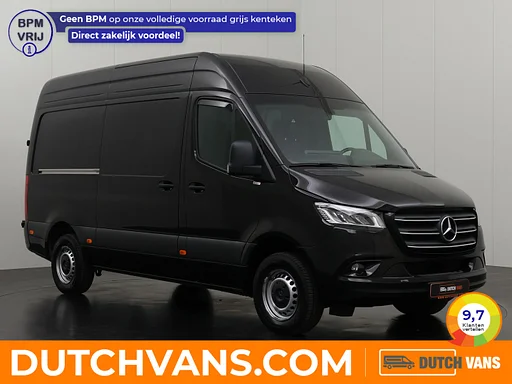 Mercedes-Benz Sprinter Automaat L2H2 Exclusive | Led | Leder | Distronic | 10" Touchscreen | Camera 360 | Airco | Cruise | trekhaak | 3-Zits | Betimmering