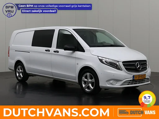 Mercedes-Benz Vito 119CDI Automaat XL Dubbele Cabine | Led | Standverwarming | Trekhaak | Navigatie | Camera | Airco | cruise