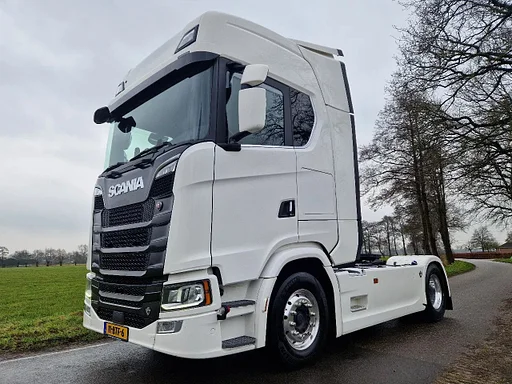 Scania S580 V8 NGS Scania S580 A4X2NA, 02-2019, only 664.479km, RETARDER, LEATHER SEATS