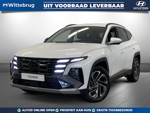Hyundai Tucson 1.6 T-GDI PHEV Premium Plug-In Hybride com Lederen bekleding, navigatie en assentos aquecidos Uit estoque leverbaar!