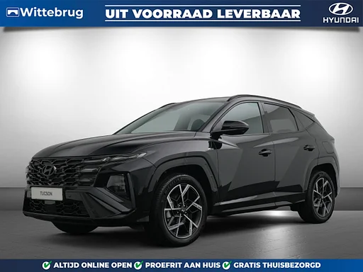 Hyundai Tucson 1.6 T-GDI PHEV N Line Business Plug-In Hybride automatico NETTO bijtelling vanaf 296 euro per maand! Uit azione leverbaar!