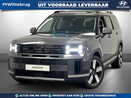 Hyundai Santa Fe 1.6 T-GDI HEV Premium Sky 7p. Nieuw model! Full Hybride z Panorama Schuifdak, navigatie, Leder en 7 miejsc Uit Zbiory leverbaar!