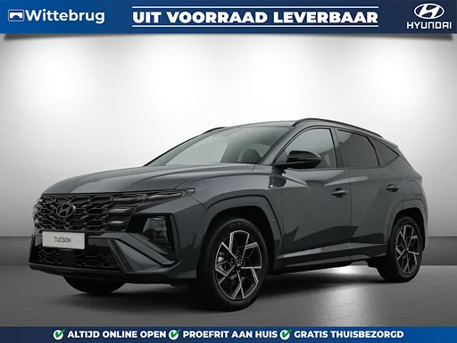 Hyundai Tucson 1.6 T-GDI PHEV N Line Plug-In Hybride automatic with navigatie, Elektrische stoelverstelling en heated seats Uit Stock leverbaar!