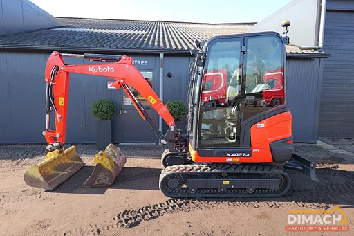 Kubota KX027-4 3 bakken snelwissel 160 uur!! - Kubota 4 cil.  - monogiek - hamerfunctie - CE