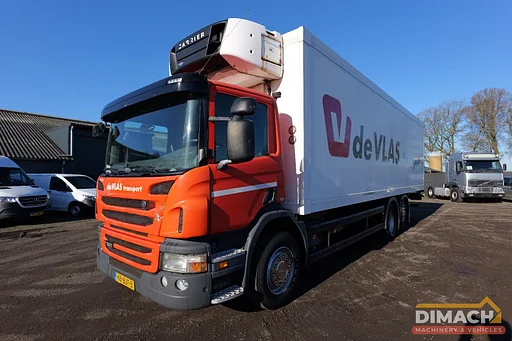 Scania P280DB6X2*4MNB 6x2*4 - Euro 5 - laadklep - 3 compartimenten Carrier - airco - camera - NL truck - vollucht - 3 pedalen