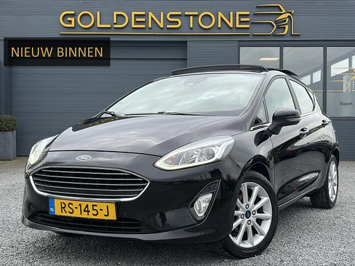 Ford Fiesta 1.0 EcoBoost Titanium 2nd owner,Pano,Camera,Navi,PDC V+A,Carplay,Clima,Cruise,Dealer Onderhouden,6 Bak,N.A.P,102pk,Lm velgen,Apk tot 02-2027