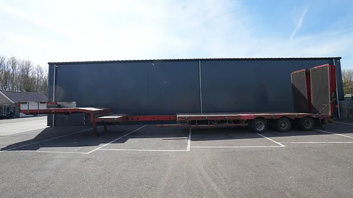 Nooteboom 3 axle semi low loader extendable