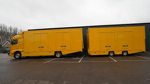 Mercedes-Benz ACTROS 1942 CAR TRANSPORTER COMBI WITH TIJHOF TRAILER