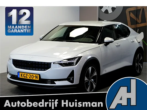 Polestar 2 Long Range Single motor 78 kWh 170kW/231pk Aut. SOH 97,2% PILOT PACK + PIXEL LED + ADAPT.CRUISE + PILOT ASSIST + fűtött ülések + 360 fényképezőgép + PILOT ASSIST + KEYLESS ENTRY&GO + BLIS + LANE ASSIST + KEYLESS ENTRY&GO + MISTLAMPEN + PARKEERASSISTENT + 19" L
