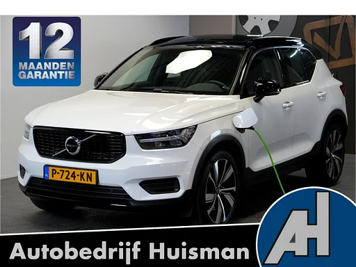 Volvo XC40 1.5 T4 155kW/211pk DCT7 Recharge R-Design panorama roof + ADAPT.CRUISE + PILOT ASSIST + LEER/ALCANTARA + heated seats + BI-TONE + BLIS + STUURVERWARMING + LANE ASSIST + ACHTERUITRIJCAMERA + PARKSENSOREN V&A + 20" LM-VELGEN!!