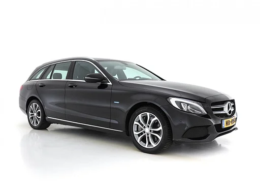 Mercedes-Benz C 350 Estate (⚠️) e Avantgarde (INCL-BTW ) Aut *NAVI-FULLMAP | FULL-LED | LEATHER-FABRIC | macchina fotografica | AIRMATIC | ECC | PDC | CRUISE | HEATED-SPORTSEATS | SHIFT-PADDLES | 17"ALU*