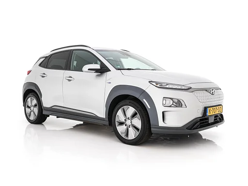 Hyundai Kona EV Fashion 64 kWh (3-Fase) {SOH-100%} (INCL-BTW)  Aut * HEATPUMP | NAVI-FULLMAP | LEATHER-FABRIC | KEYLESS | câmera | DAB | ECC | PDC | ADAPTIVE-CRUISE | LANE-ASSIST | HEATED SEATS | PRIVACY-GLASS | HEAD-UP | SHIFT-PADDLES | 17"A