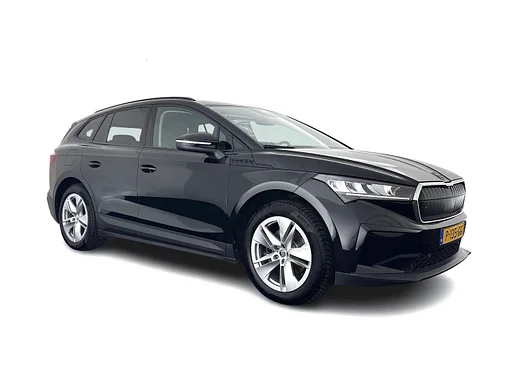 Skoda Enyaq iV 60 [ 3-Fase ] (INCL-BTW) *LEATHER-FABRIC | FULL-LED | DIGI-COCKPIT | CAMERA | KEYLESS | NAVI-FULLMAP | AMBIENT-LIGHT | ECC | HEATED-COMFORTSEATS | PRIVACY-GLASS | DAB+ | PDC | CRUISE | 19"ALU*