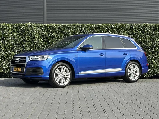 Audi Q7 3.0 TDI ultra quattro Pro Line S, S-LINE, 7-PERS, LUCHTVERING, EURO 6, SFEERVERLICHTING, NAVI, KEYLESS, MEMORY, 360 câmera PDC, LED, Controle de cruzeiro, ar condicionado CONTROL, LICHTMETAAL 20"