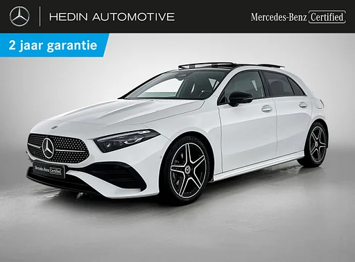 Mercedes-Benz A 180 Hatchback AMG Line | Panoramisch Dak | Dodehoekassistent | Memory Pack | 360° câmera | Head-Up Display | Verwarmde Zetels | Keyless-Go | Sfeerverlichting | navigatie | Parkeer Pack