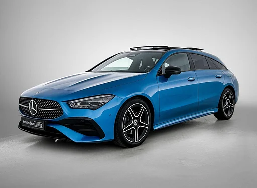 Mercedes-Benz CLA 180 Shooting Brake AMG Line | Panoramisch Dak | Verwarmde Zetels | Smartphone Integratie | Widescreen |