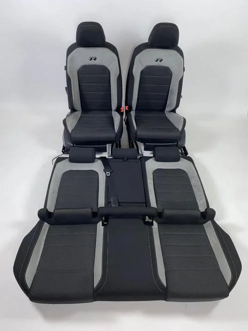 Interieur VW Golf 7 R Stof /Alcantara Zwart/Grijs