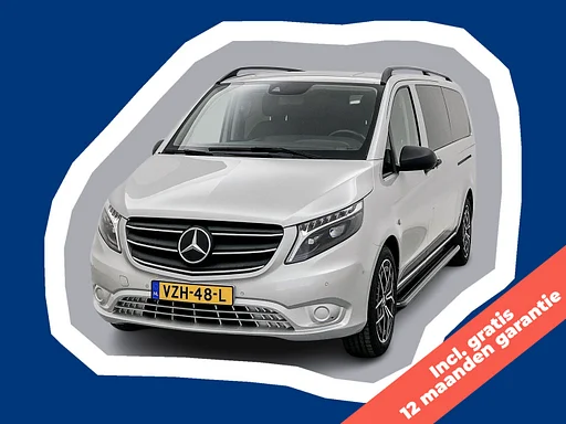 Mercedes-Benz Vito 114 CDI Extra Lang Dubbele Cabine Gratis 12 Maanden Garantie Led 19 Inch Lichtmetaal DC Trekhaak 2500kg Achteruitrijcamera Apple Carplay/Android Auto