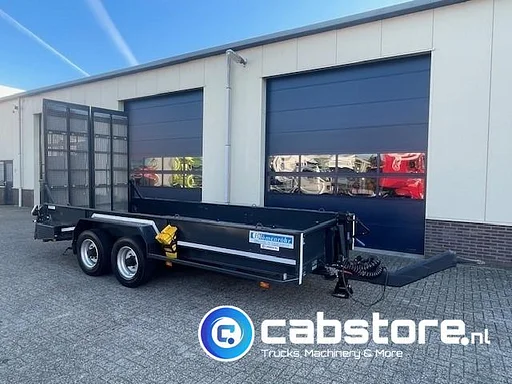 Blomenroehr 550 /10500 2-assige middenaa-aanhangwagen - Machinetransporter - Bouwjaar 2009 -  Zeer goede staat!