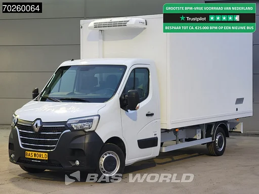Renault Master 165PK BPM VRIJ! -15 Koelwagen Thermo King Vriezer V200 MAX 230V stekker Koel Koeler Vries Kühlwagen Bakwagen Kühlkoffer Frigo 17m3 Airco Cruise control