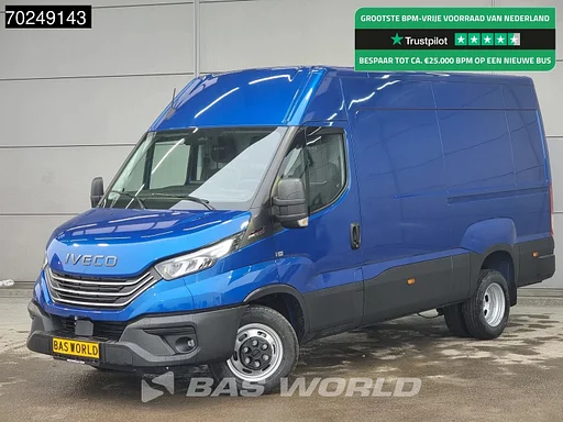 Iveco Daily 35C21 BPM VRIJ! 3.0L Automaat 210PK L2H2 Dubbellucht 2025-Model 3,5t Trekhaak ACC LED Navi Camera Parkeersensoren Euro6 L3 12m3 Airco