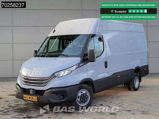 Iveco Daily 35C21 BPM VRIJ! 3.0L Automaat 210PK L2H2 2025-Model Dubbellucht 3,5t Trekhaak LED ACC CarPlay Camera Parkeersensoren Euro6 L3 12m3 Airco