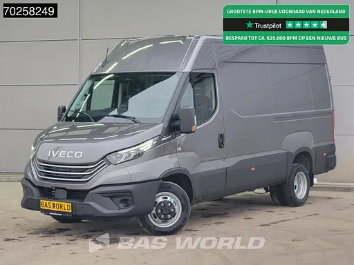 Iveco Daily 35C21 BPM VRIJ! 3.0L Automaat 210PK L2H2 2025-Model Dubbellucht 3,5t Trekvermogen ACC LED CarPlay Camera Parkeersensoren Euro6 L2 12m3 Airco