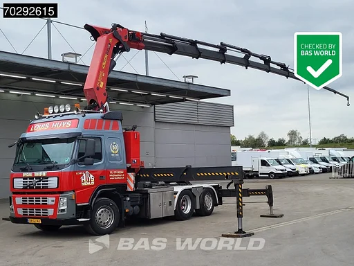 Volvo FM 440 FM 6X2 NL-Truck Palfinger PK60.002 Crane Kran 10x Extensions Lift+Steering Axle