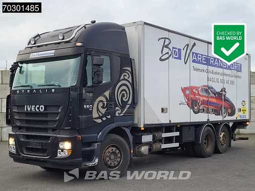 Iveco Stralis 560 6X2 Retarder Automatic Lift Axle 1500kg Tailgate Euro 5