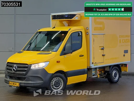 Mercedes-Benz Sprinter 314 CDI Bakwagen Gekoeld Vriezer Automaat Carrier Xarios 300 230V Stekker Achtedeuren Airco Euro6 Koel Koeler Kühl Kühler Vries Frigo Airco
