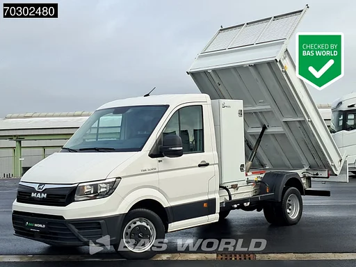 MAN TGE 5.120 Kipper Doppelbereifung 3,5t AHK Navi Klima Tempomat Kamera Euro6 Kieper A/C Towbar Cruise control