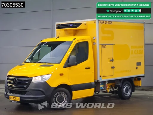 Mercedes-Benz Sprinter 314 CDI Bakwagen Gekoeld Vriezer Automaat Carrier Xarios 300 230V Stekker Achtedeuren Airco Euro6 Koel Koeler Kühl Kühler Vries Frigo Airco