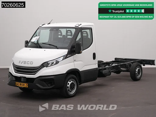 Iveco Daily 35S21 BPM VRIJ! 3.0L Automaat BPM VRIJ Chassis Cabine 410WB 2025 model LED CarPlay ACC Airco Fahrgestell Airco