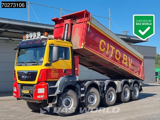 MAN TGS 41.480 10X8 NL-Truck BigAxle 10x8 22m3 Tipper Navi Euro 6