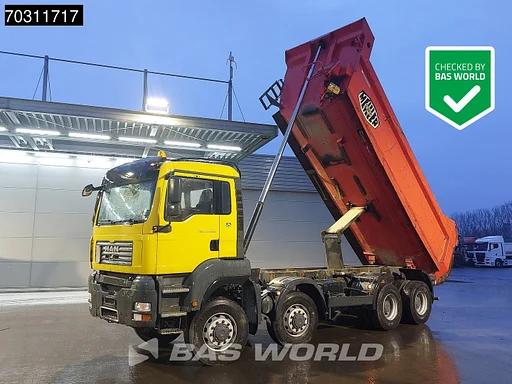 MAN TGA 41.440 TGA 8X8 8x8 18m3 Meiller tipper Steelsuspension Big-Axle Manual Euro 4