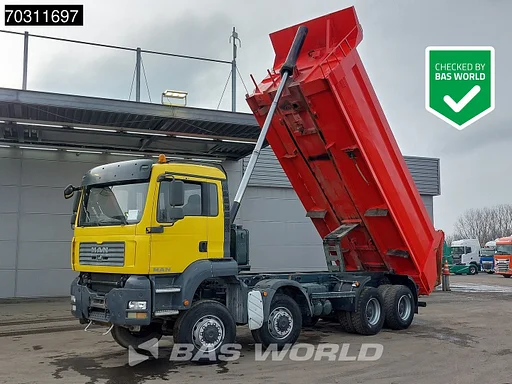 MAN TGA 41.440 TGA 8X8 8x8 18m3 Meiller tipper Full Steel Suspension Big-Axle Euro 4