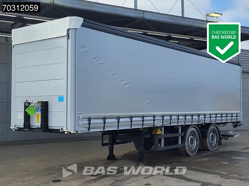 System Trailer Trailers LPRS18 NEW Taiilgate Lift+Steeringaxle Hardwood floor SAF