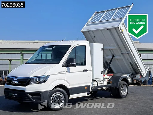 MAN TGE 5.120 Kipper Doppelbereifung 3,5t AHK Navi Klima Tempomat Kamera Euro6 Kieper A/C Towbar Cruise control