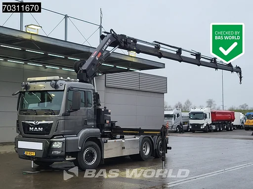 MAN TGS 26.500 6X2 Prepared NL-Truck NEW APK HIAB X-HIPRO 302 E-6 Crane Kran Fifth wheel