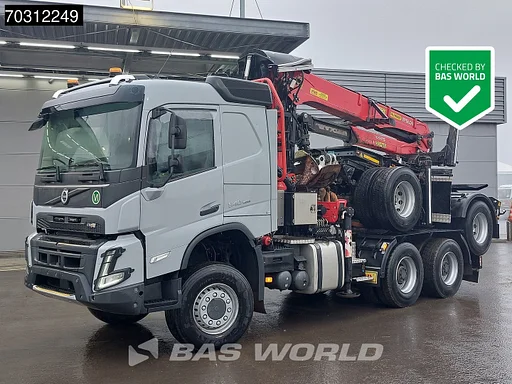 Volvo FMX 540 FMX 6X6 6x6 Palfinger Epsilon S260L87 wood crane Holztransport VEB+ Automatic Euro 6