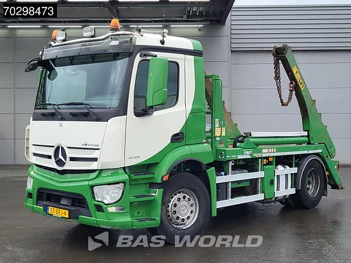 Mercedes-Benz Antos 2135 4X2 NL-Truck APK 14Tons Hyva Lift Skiploader Automatic Euro 6