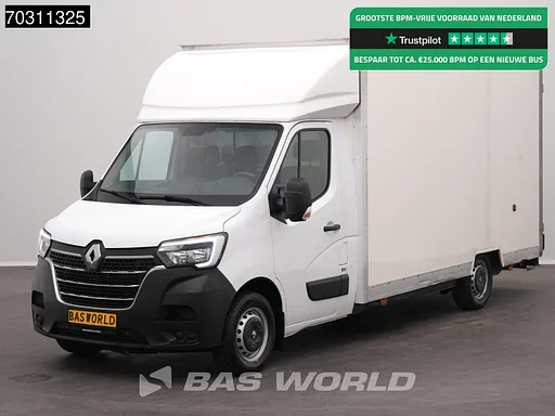 Renault Master 145PK Lowliner Bakwagen LED Navi Airco Cruise Camera Euro6 Meubelbak Koffer Verkoopwagen Pakketwagen Airco Cruise control