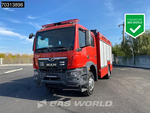 MAN TGM 18.320 4X4 NEW! Gradinariu Feuerwehr Automatic Euro 6 Pump