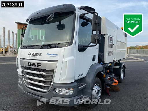DAF XB 230 4X2 NEW! Scarab 6.35m3 Sweeper 3 Brushes Automatic Euro 6