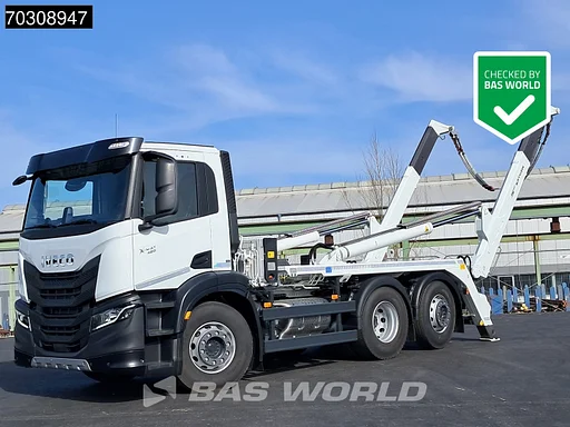 Iveco X-Way 420 X-Way 6X2 NEW! Meiller AK16MT skiploader Lift+steering axle Automatic Euro 6