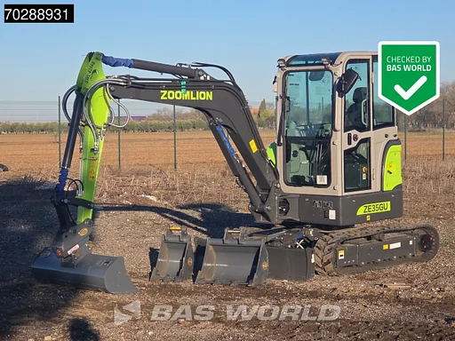 Zoomlion ZE35 GU Garantía de fábrica - A/C - Certificado CE