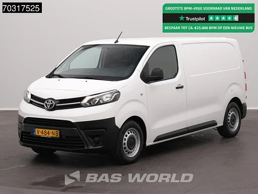 Toyota ProAce 95pk L2H1 Trekhaak Airco Cruise APK 03-2027 Euro6 L2 Airco Trekhaak Cruise control