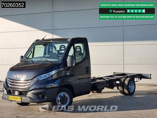 Iveco Daily 35C21 BPM Vrij 3.0L Automaat 410WB Fahrgestell LED CarPlay ACC Chassis Cabine Airco