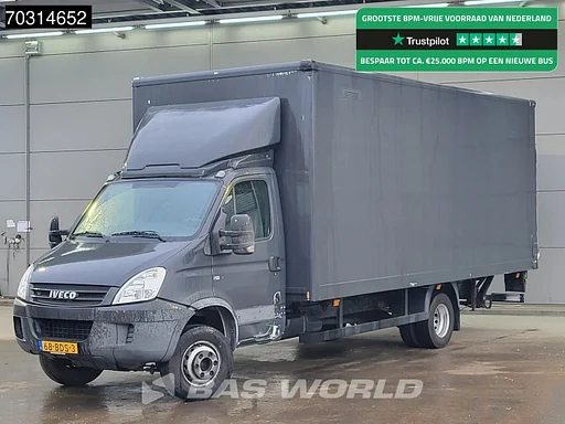 Iveco Daily 65C18 3.0L 1000KG Laadklep Dubbellucht Bakwagen 180PK D'Hollandia Euro6 Meubelbak Koffer