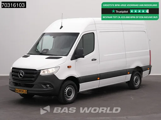 Mercedes-Benz Sprinter 317 CDI Automaat 2025 Model L2H2 170PK Navi Airco Cruise Camera MBUX CarPlay Stoelverwarming Euro6 L2 Airco Cruise control